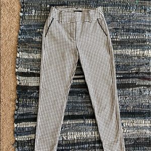 COPY - Chocolate USA White checkered skinny pants
